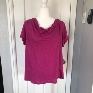 Maeve by Anthropologie pink top